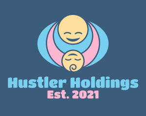 Mother & Child Hug logo design