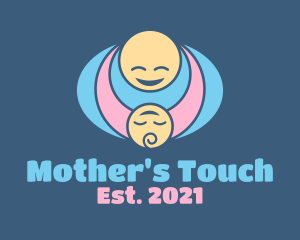 Mother & Child Hug logo design