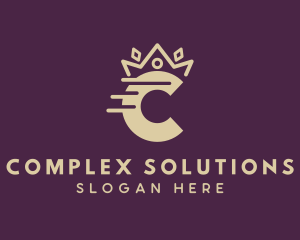 Crown Logistics Letter C logo design