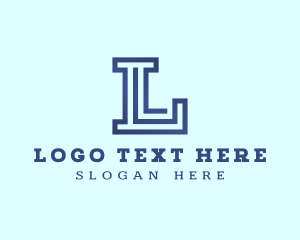 Startup Modern Letter L  logo