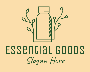 Organic Essential Oil logo design