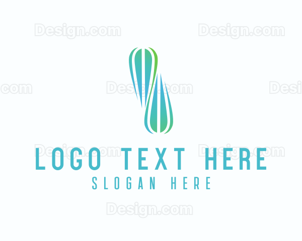 Gradient Water Droplet Logo