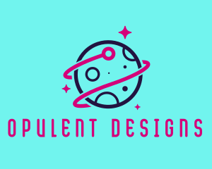 Aerospace Technology Planet logo design