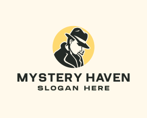 Male Detective Investigator logo design