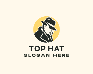 Male Detective Investigator logo design