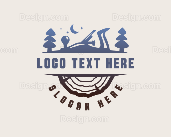Carpentry Woodworking Tools Logo
