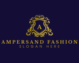 Luxury Shield Crown logo design