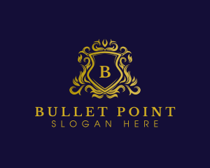 Luxury Shield Crown logo design