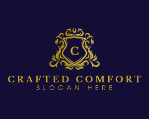 Luxury Shield Crown logo design