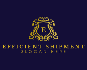 Luxury Shield Crown logo design