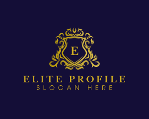 Luxury Shield Crown logo design