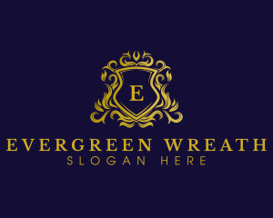 Luxury Shield Crown logo design