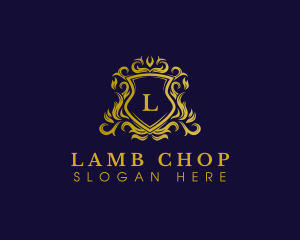 Luxury Shield Crown logo design