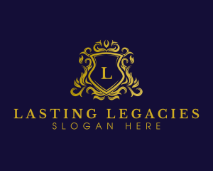 Luxury Shield Crown logo design