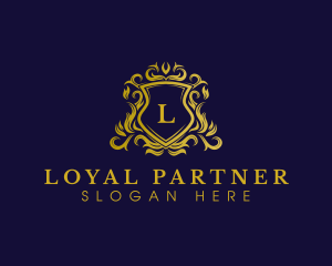 Luxury Shield Crown logo design