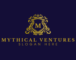 Luxury Shield Crown logo design