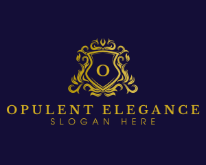 Luxury Shield Crown logo design