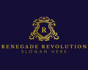 Luxury Shield Crown logo design