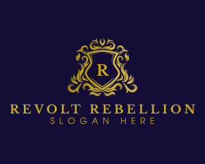 Luxury Shield Crown logo design