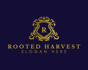 Luxury Shield Crown logo design