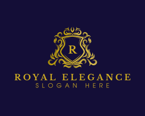 Luxury Shield Crown logo design