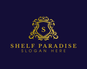 Luxury Shield Crown logo design