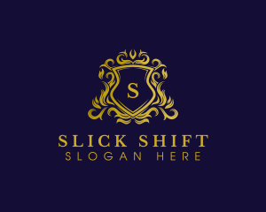 Luxury Shield Crown logo design