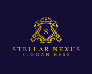 Luxury Shield Crown logo design