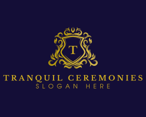 Luxury Shield Crown logo design