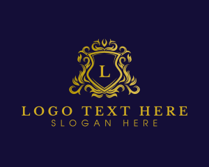 Crown - Luxury Shield Crown logo design