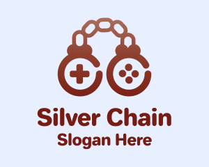 Brown Chain Controller logo design