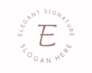 Elegant Boutique Business logo design