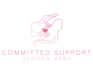 Hand Care Charity logo design