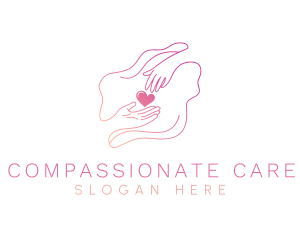 Hand Care Charity logo design