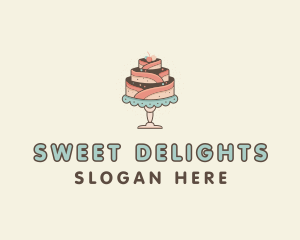 Sweet Cake Dessert logo