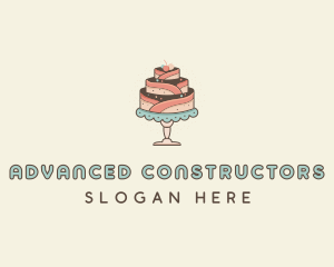 Sweet Cake Dessert logo design