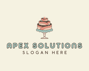 Sweet Cake Dessert logo design