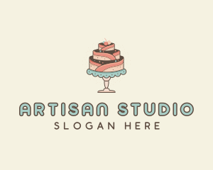 Sweet Cake Dessert logo design