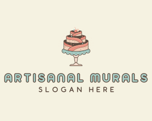 Sweet Cake Dessert logo design