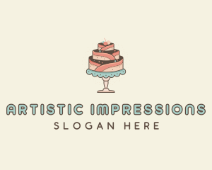 Sweet Cake Dessert logo design