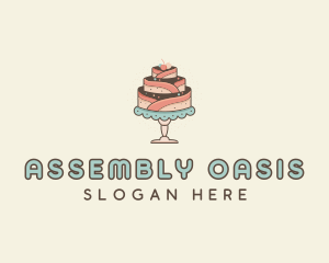 Sweet Cake Dessert logo design