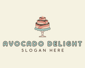 Sweet Cake Dessert logo design