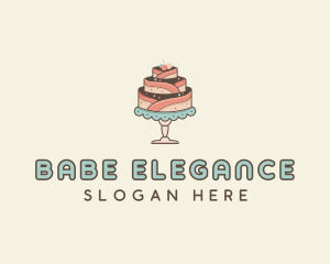 Sweet Cake Dessert logo design