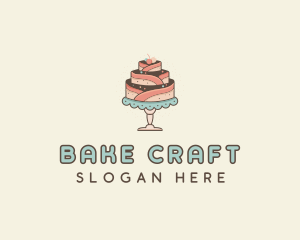 Sweet Cake Dessert logo design