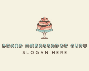 Sweet Cake Dessert logo design