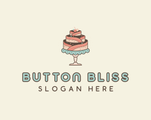 Sweet Cake Dessert logo design