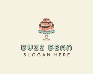 Sweet Cake Dessert logo design