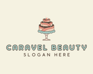 Sweet Cake Dessert logo design