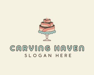 Sweet Cake Dessert logo design