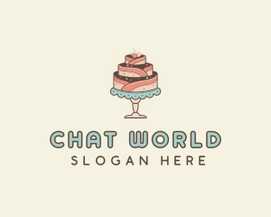 Sweet Cake Dessert logo design